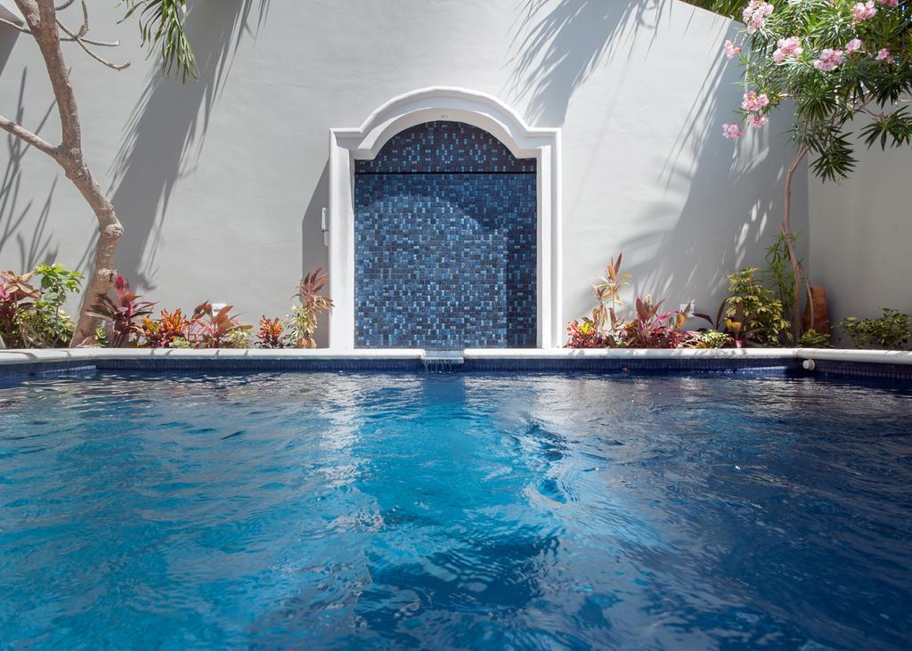 プエルト・モレロス Casa Agua Azulヴィラ エクステリア 写真